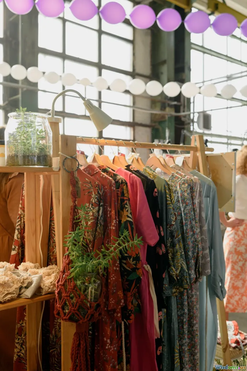 clothing rack, sustainable fashion, fashion rental