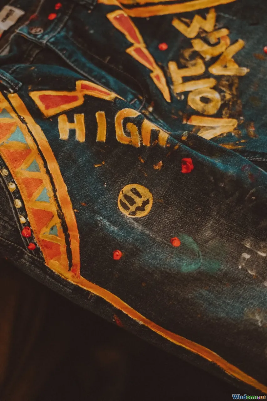 customized planters, decorated denim, DIY embellishments