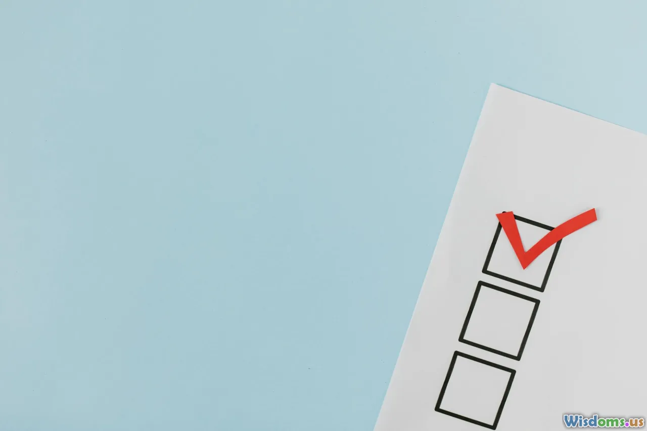 decision tree, checklist, feasibility, planning