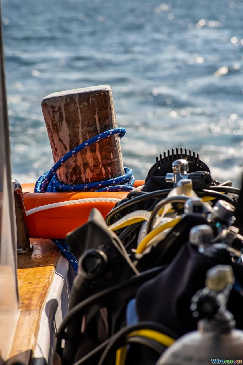 dive briefing, tide chart, boat