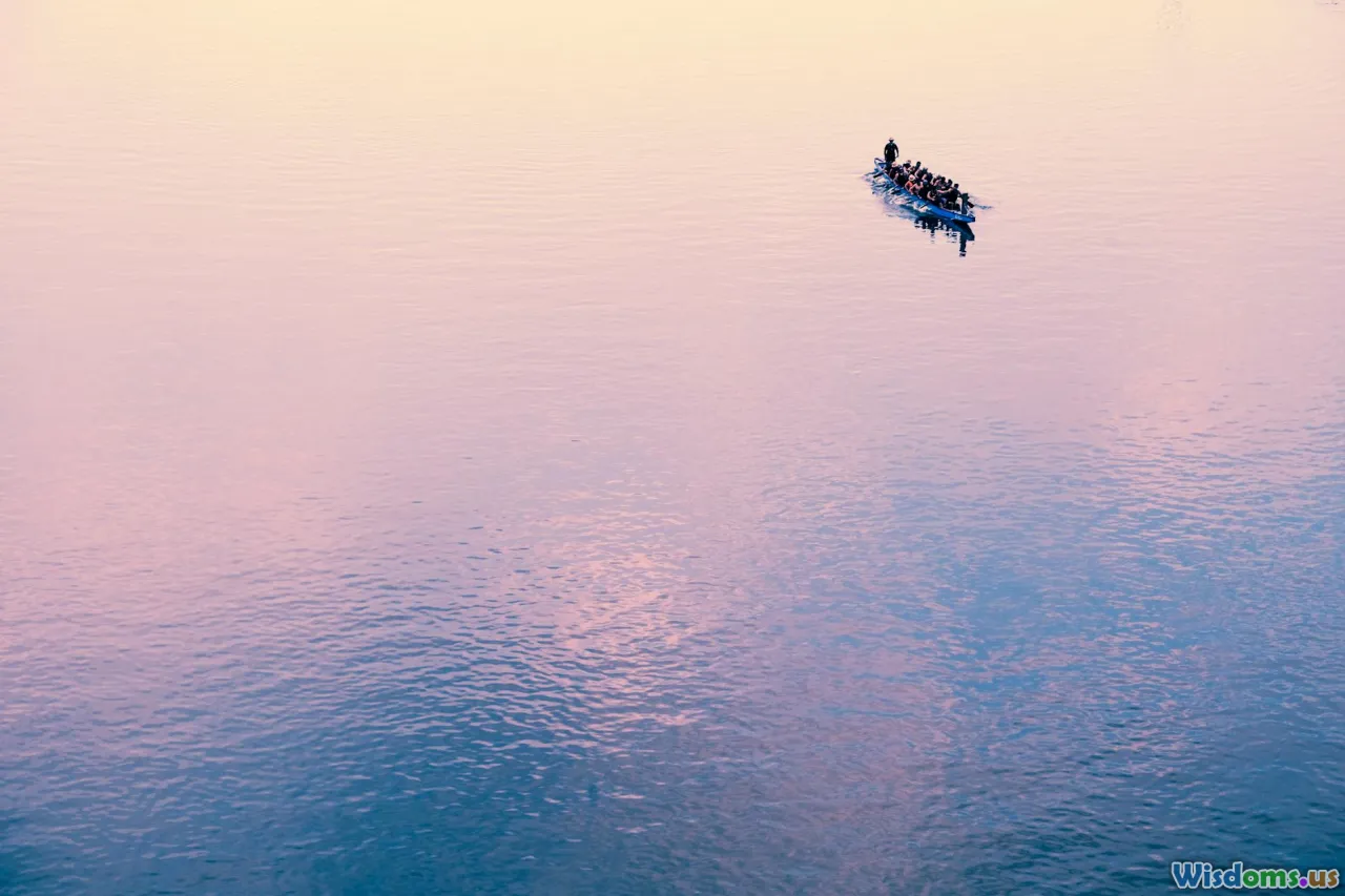 diver reflection, ocean sunset, dive boat, team camaraderie