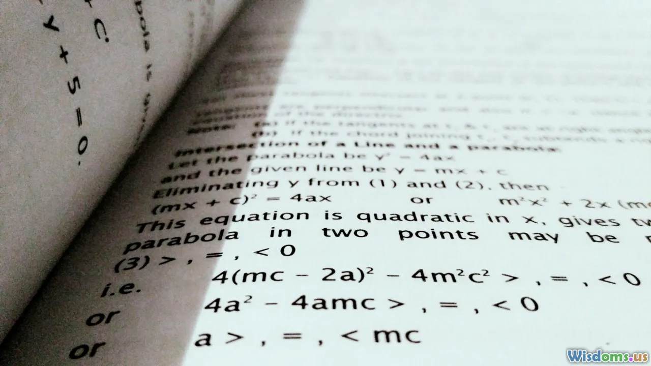 equations, unique curves, vintage book, mathematical symbols