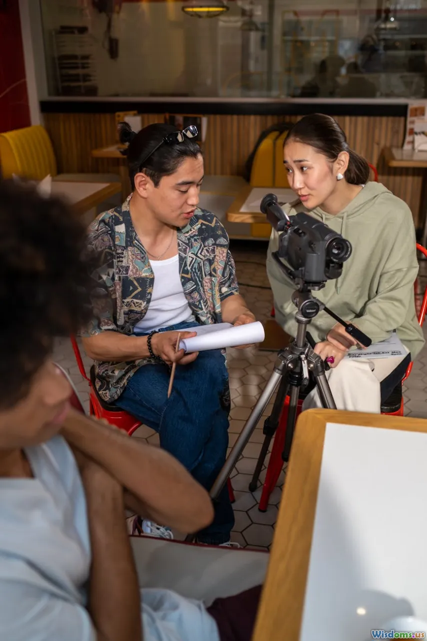 filmmaker planning, documentary set, storyboard, filming process