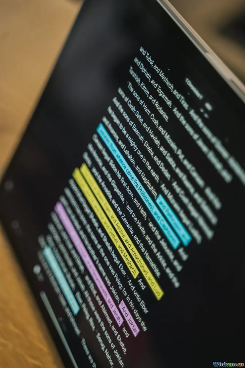 glossary, highlighter, annotations