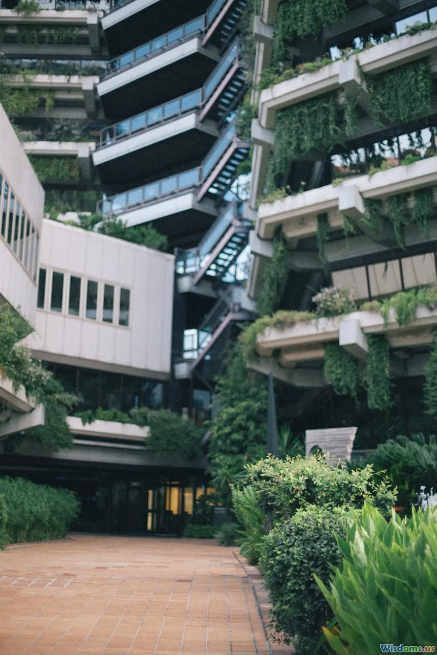 green skyscraper, sustainable architecture, eco-skyscraper