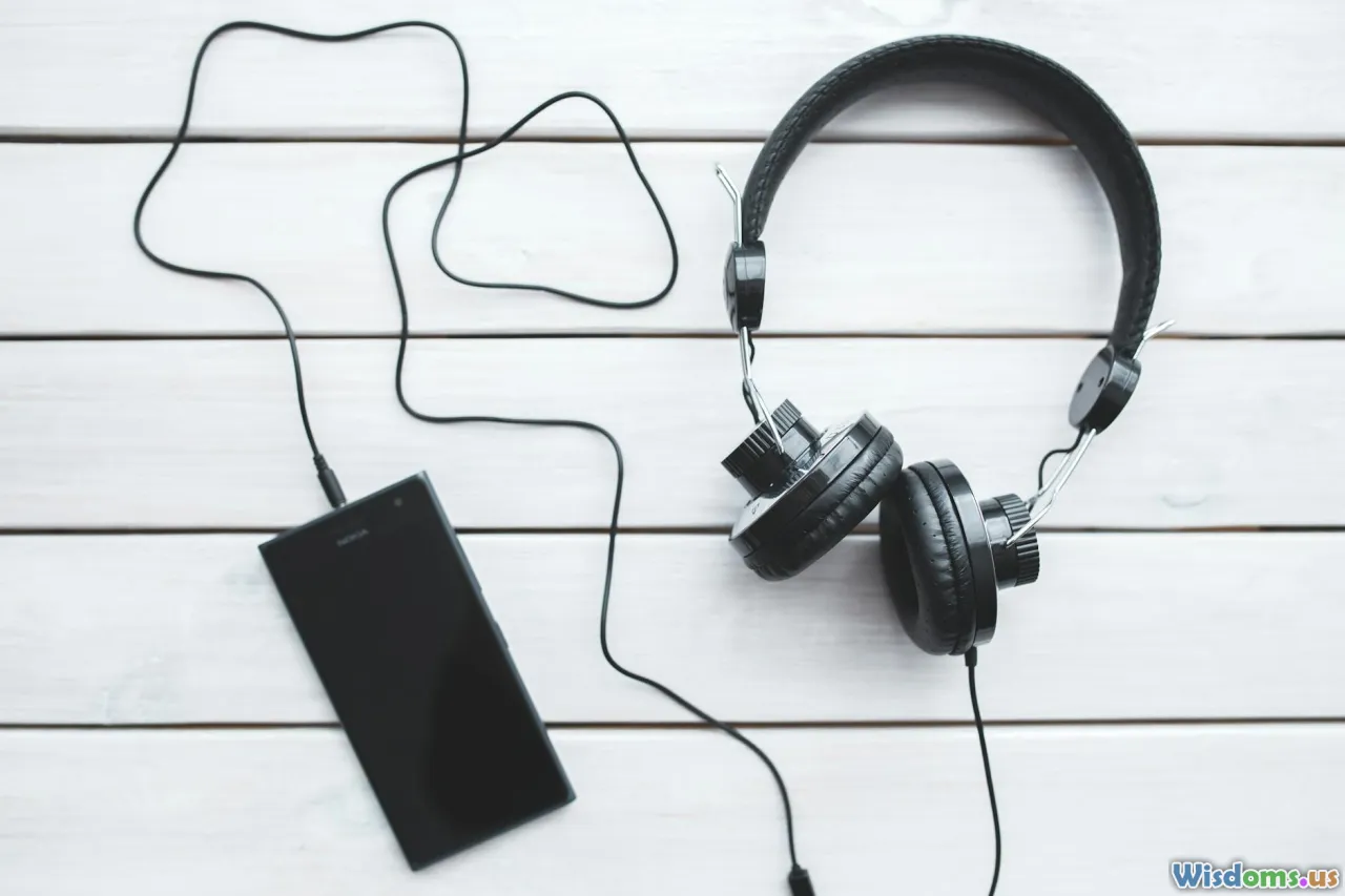 headphones, waveform, A/B test, smartphone