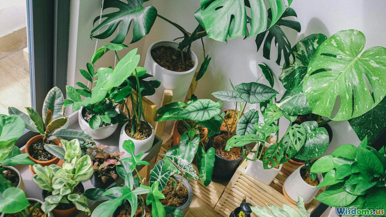 houseplant collection, home garden, green thumb