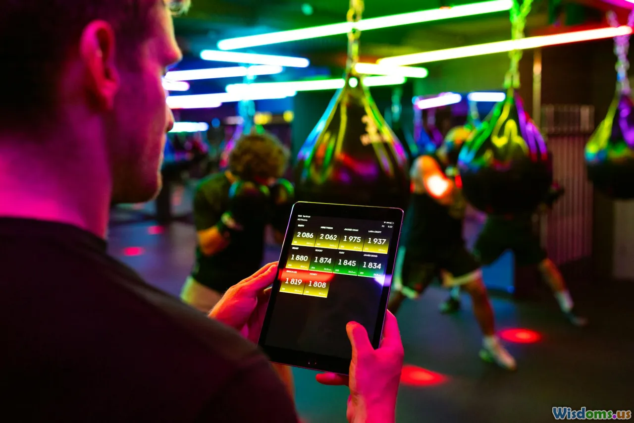 hybrid fitness, app with trainer, technology meeting human