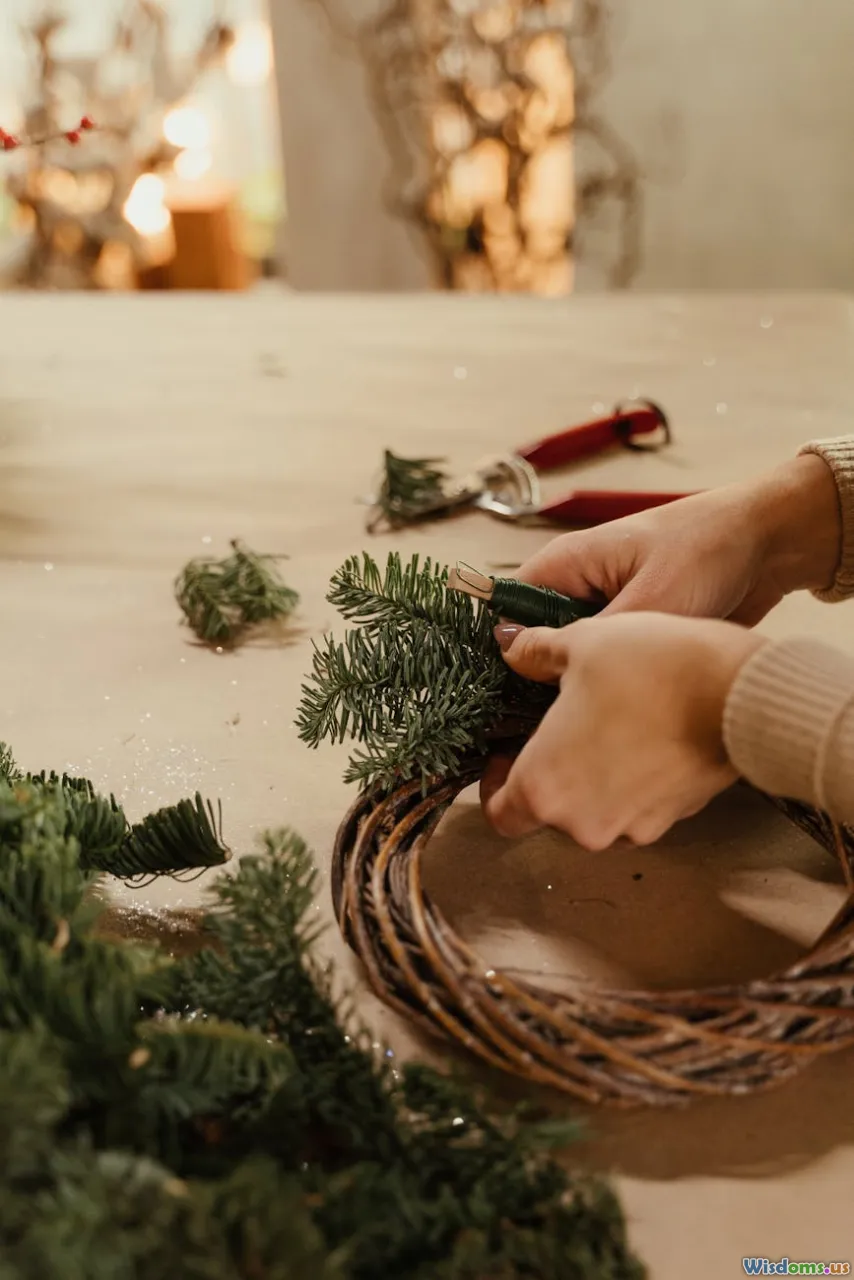 hybrid wreath, mixed greens, base, DIY