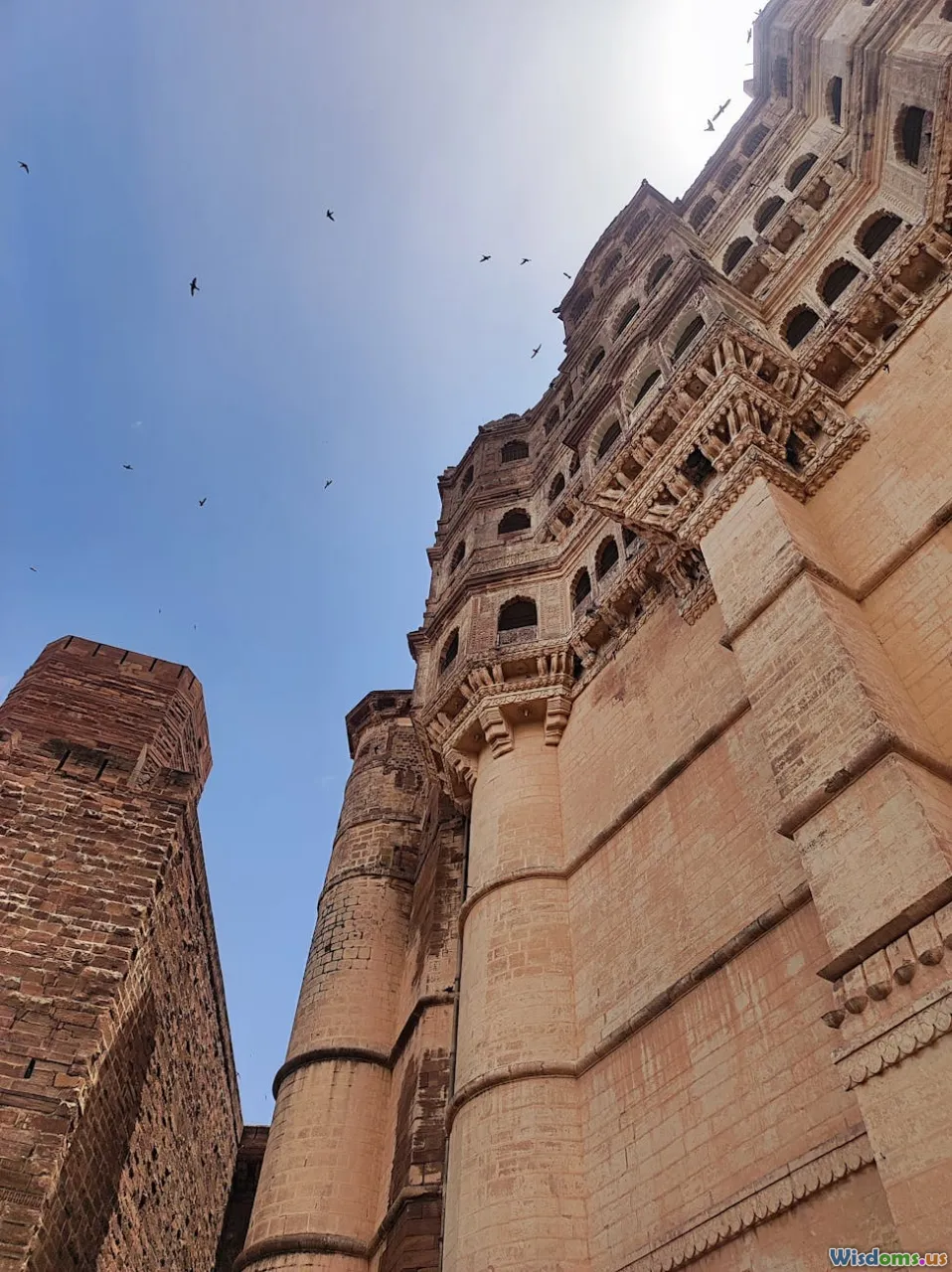 Jodhpur Fort, glazed bricks, India, high-temperature technology, ancient buildings