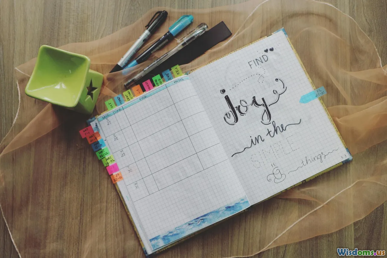 journal, triggers, calendar, reflection