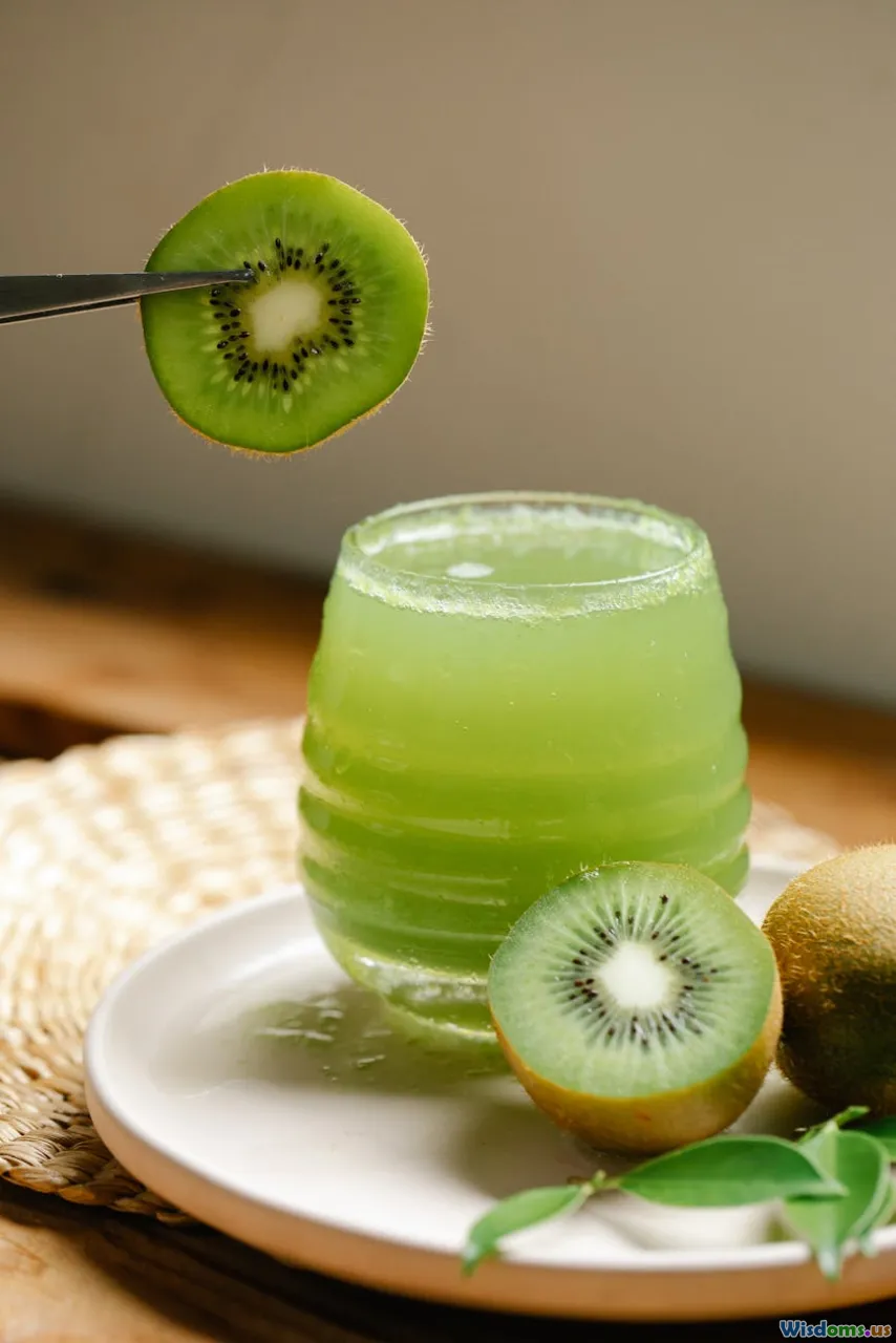 kiwi, sliced kiwi, exotic fruit