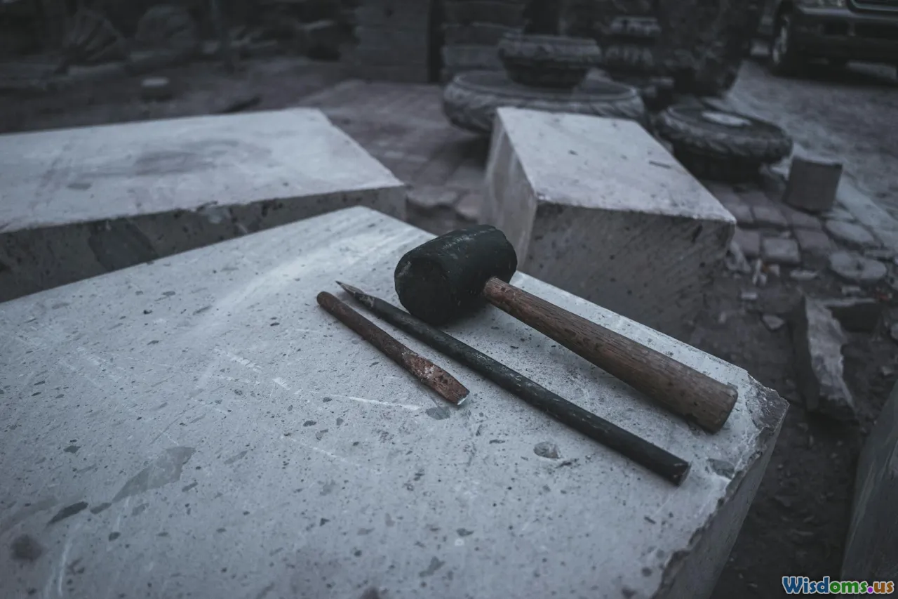 masonry, tools, close-up, textures