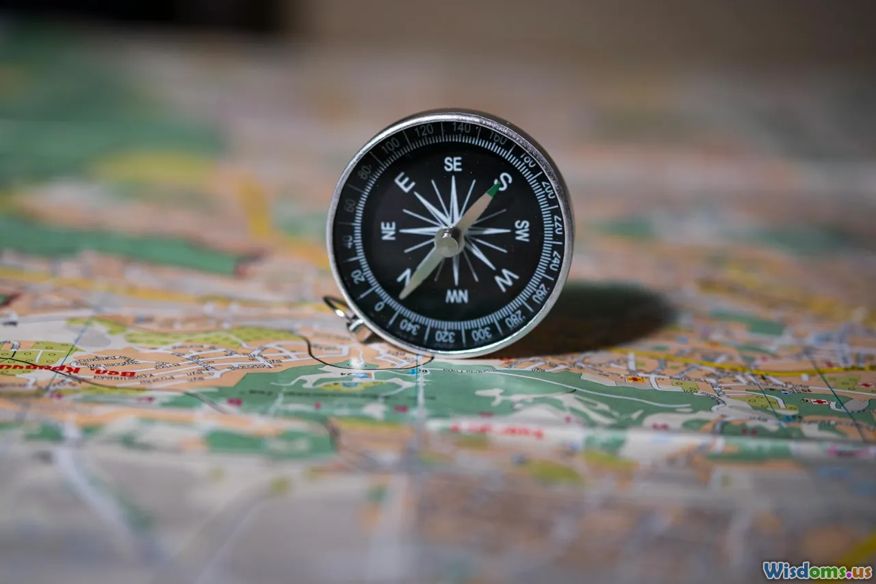 mentor and hero, journey map, handshake, compass