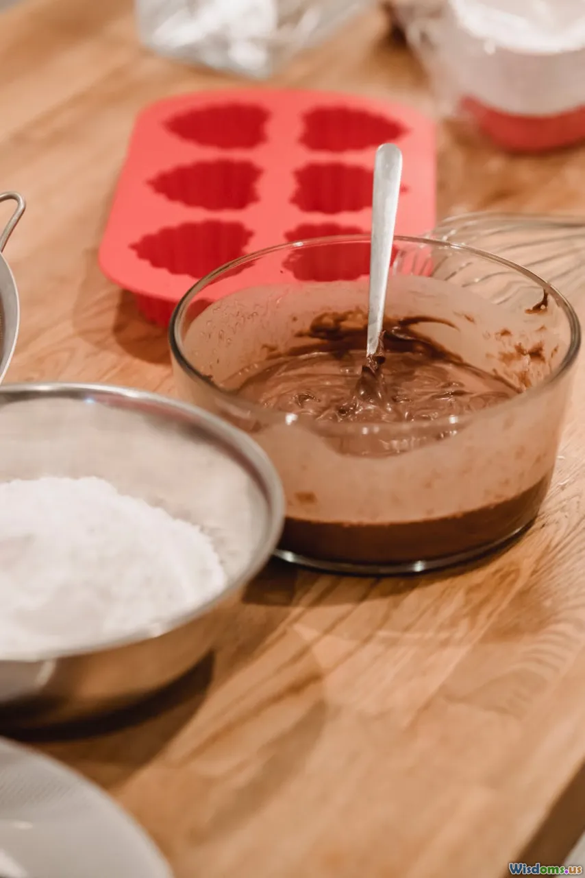 microwave chocolate, home kitchen, quick tempering, glass bowl