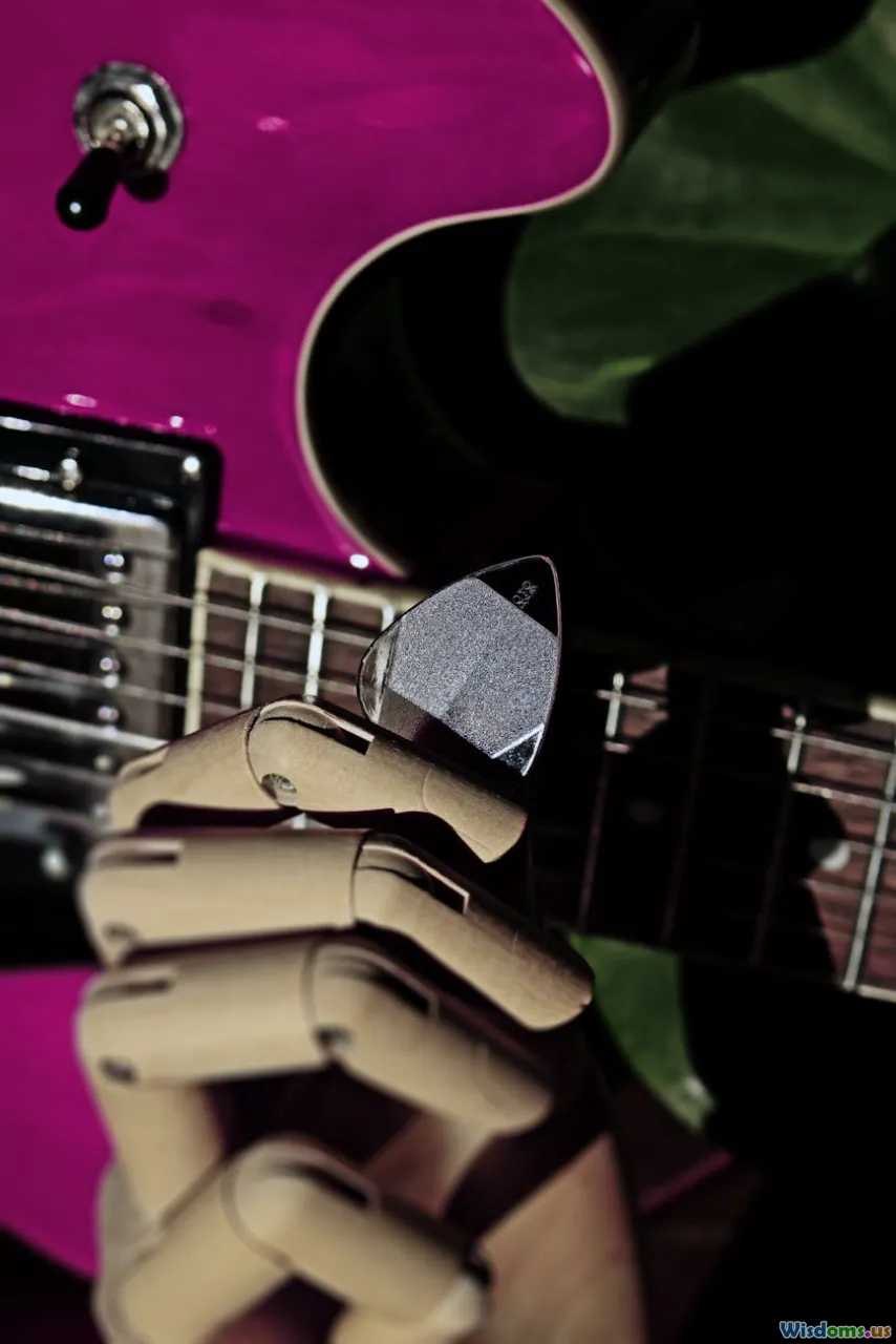 music, musician, robot, sound