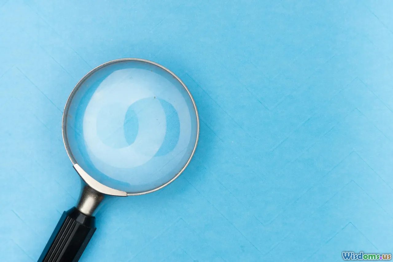 myth busting, magnifying glass, facts, icon