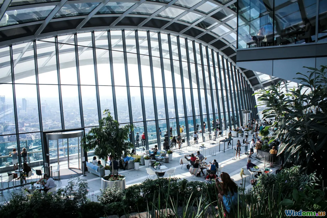 observation deck, vertical garden, mixed use skyscraper