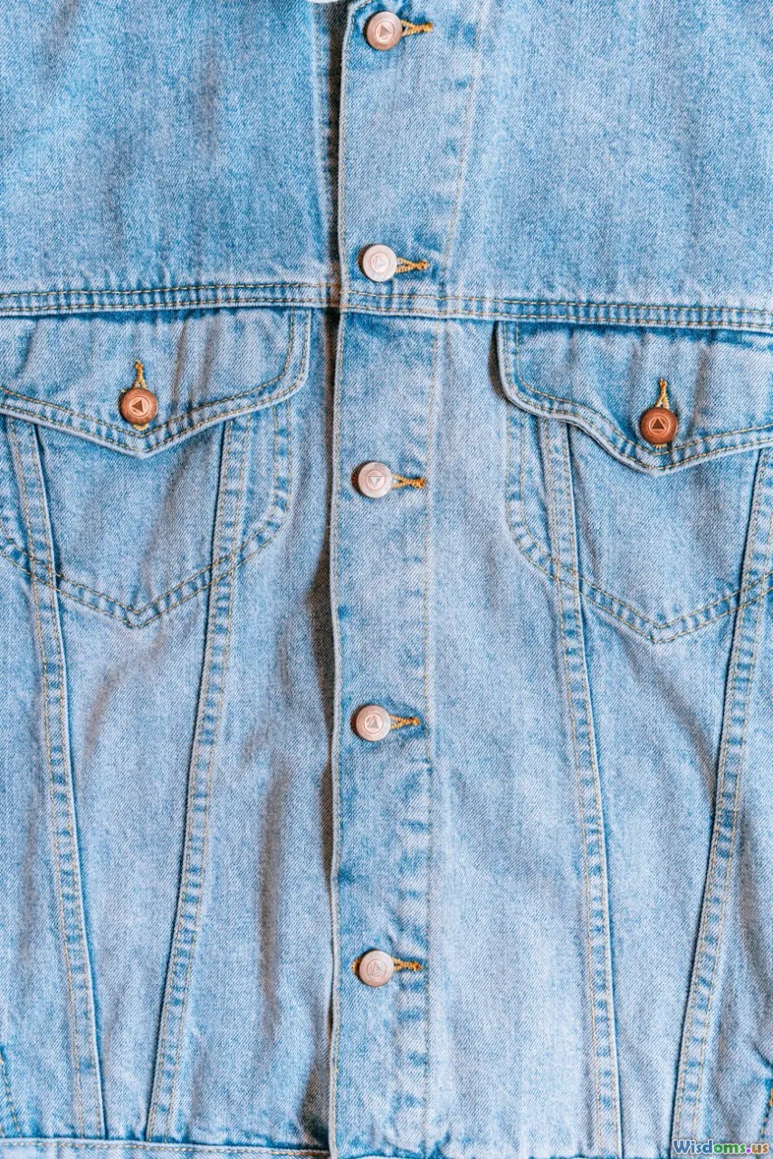 old jeans, fabric selection, jeans pockets