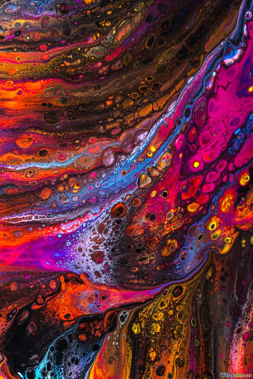 paint pouring, acrylic paint, fluid art