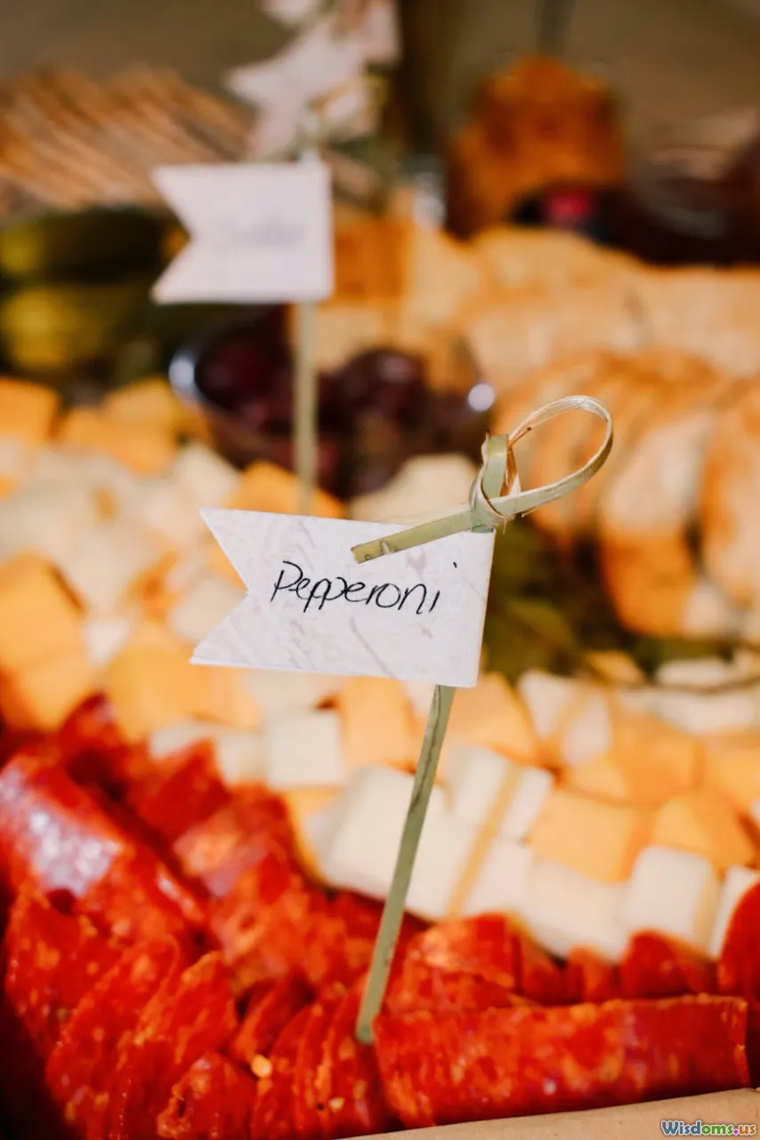 party timeline, appetizer variety, event stages, grazing