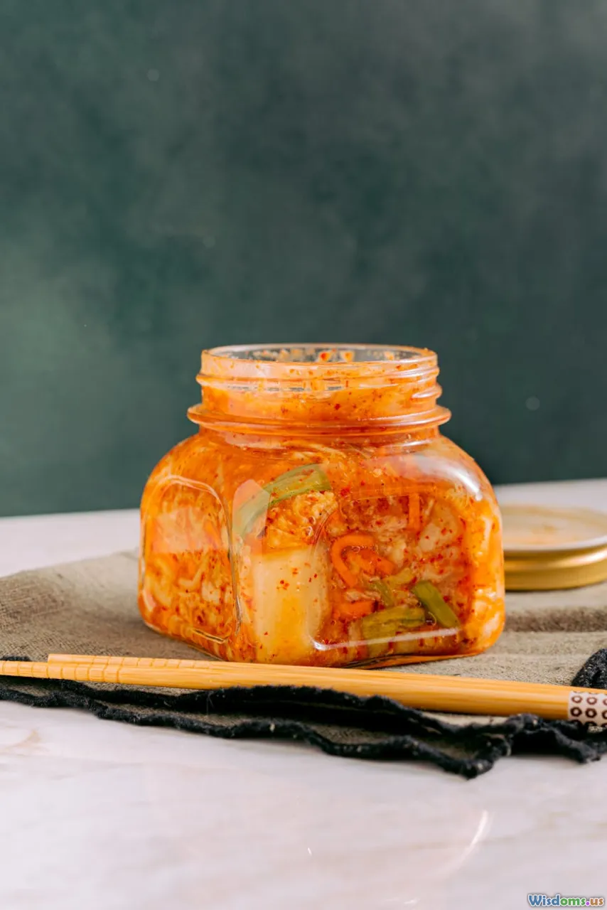 pickles, sauerkraut, kimchi, preserved foods