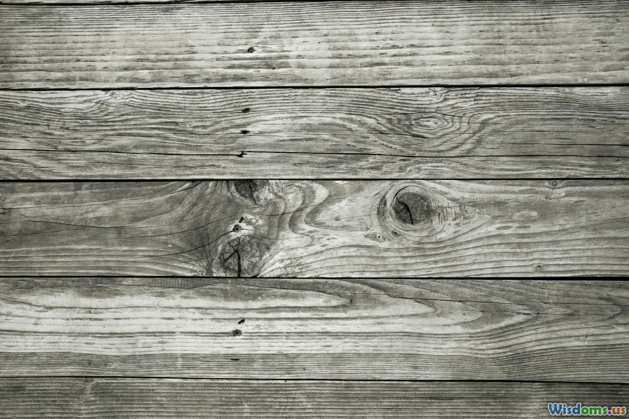 pine board, cedar, plywood edges, knots