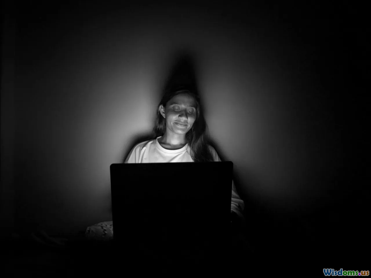 question mark, digital screen, quiet spotlight