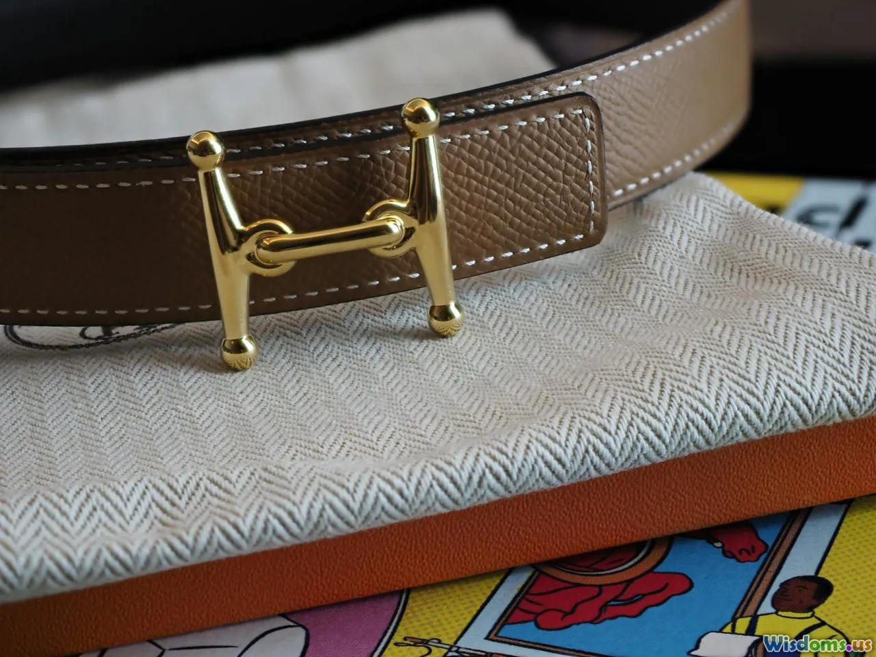 reinforced leather belt, stitched edge, double leather, heavy-duty workbelt