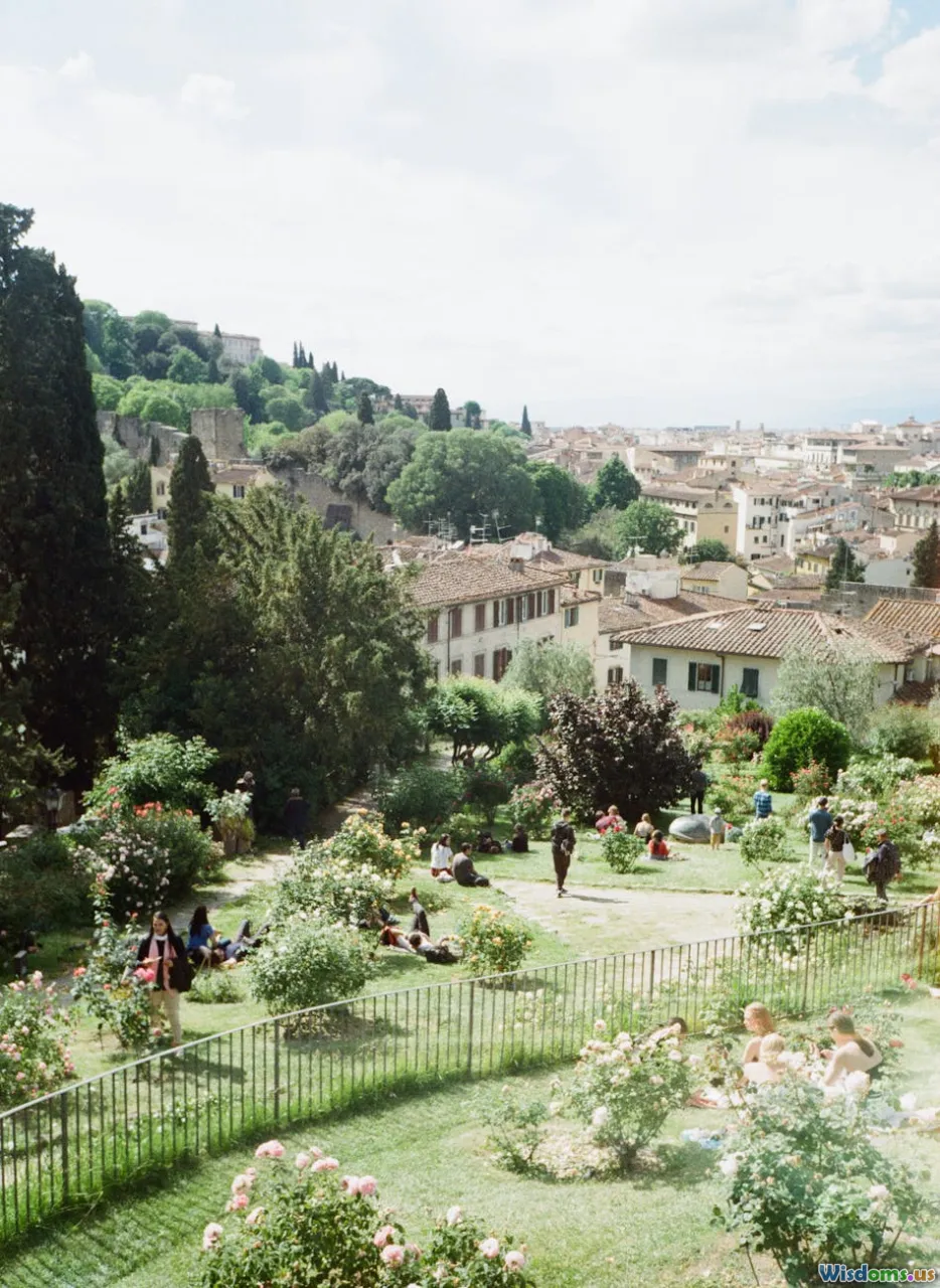 rooftop garden, urban farming, city skyline, green roofs