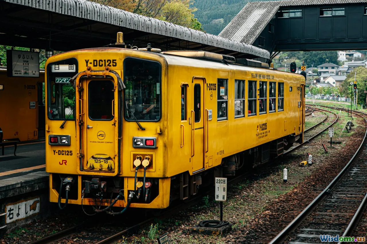 rural train station, town connected by rail, countryside commute, economic development