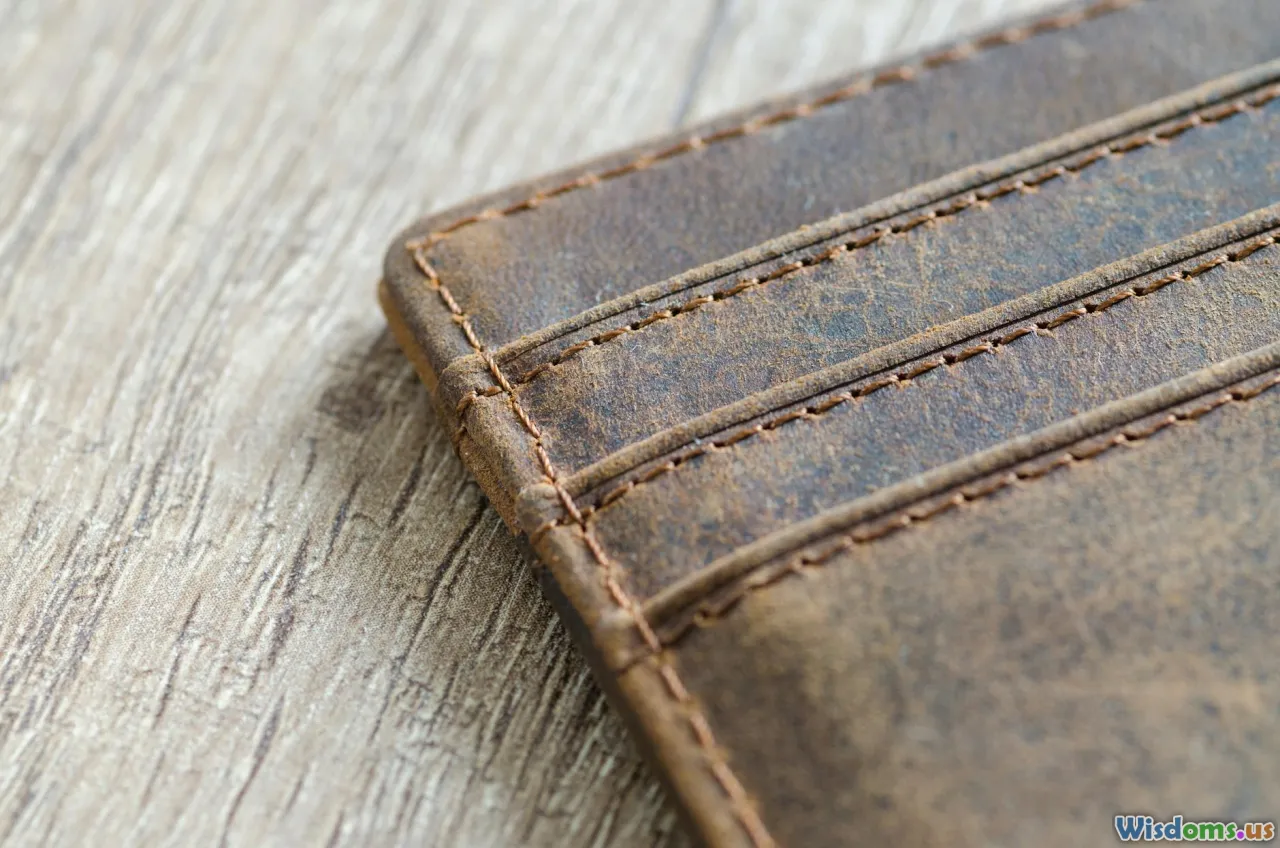How to saddle stitch a durable leather wallet