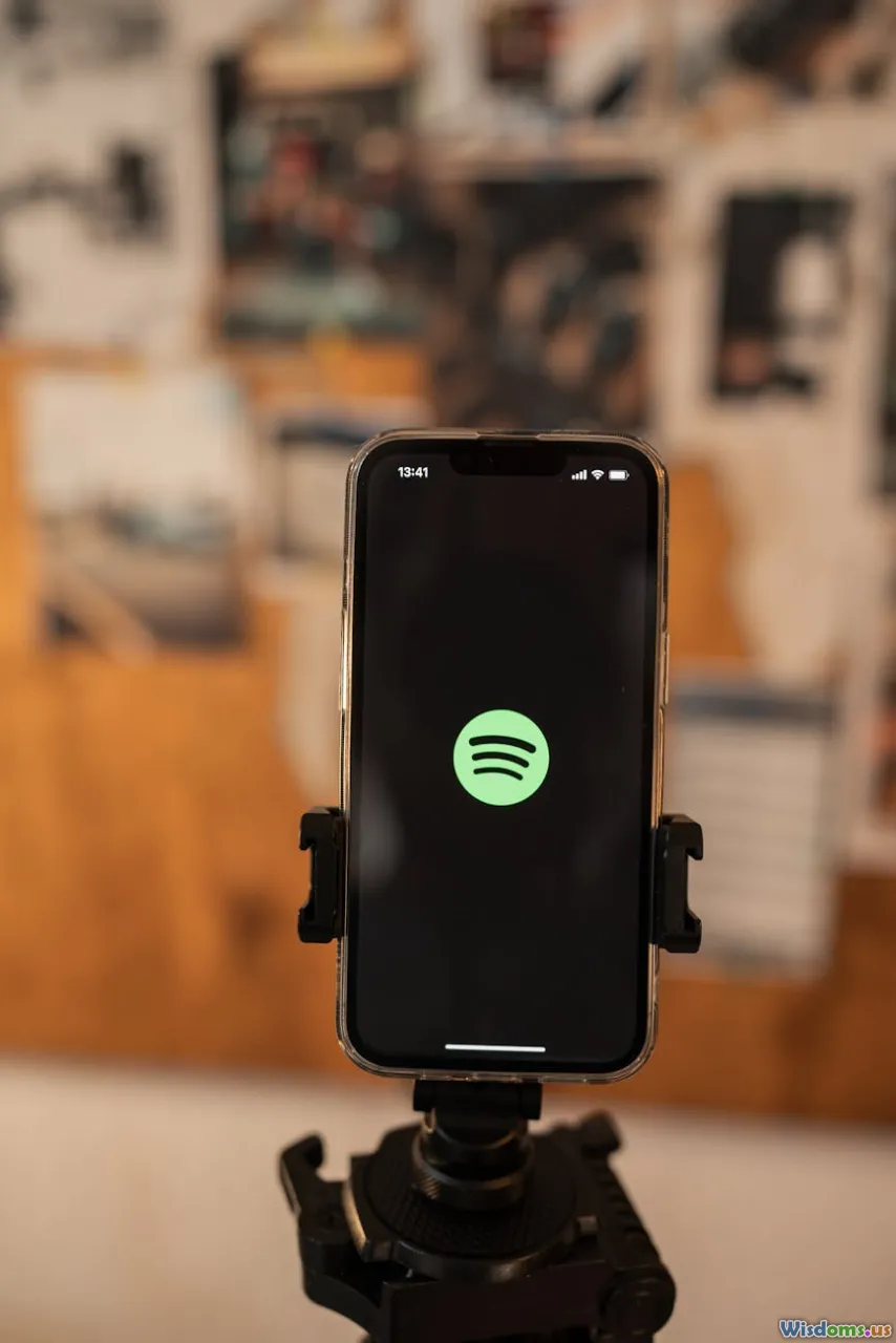 smartphone, apps, speaker, tripod