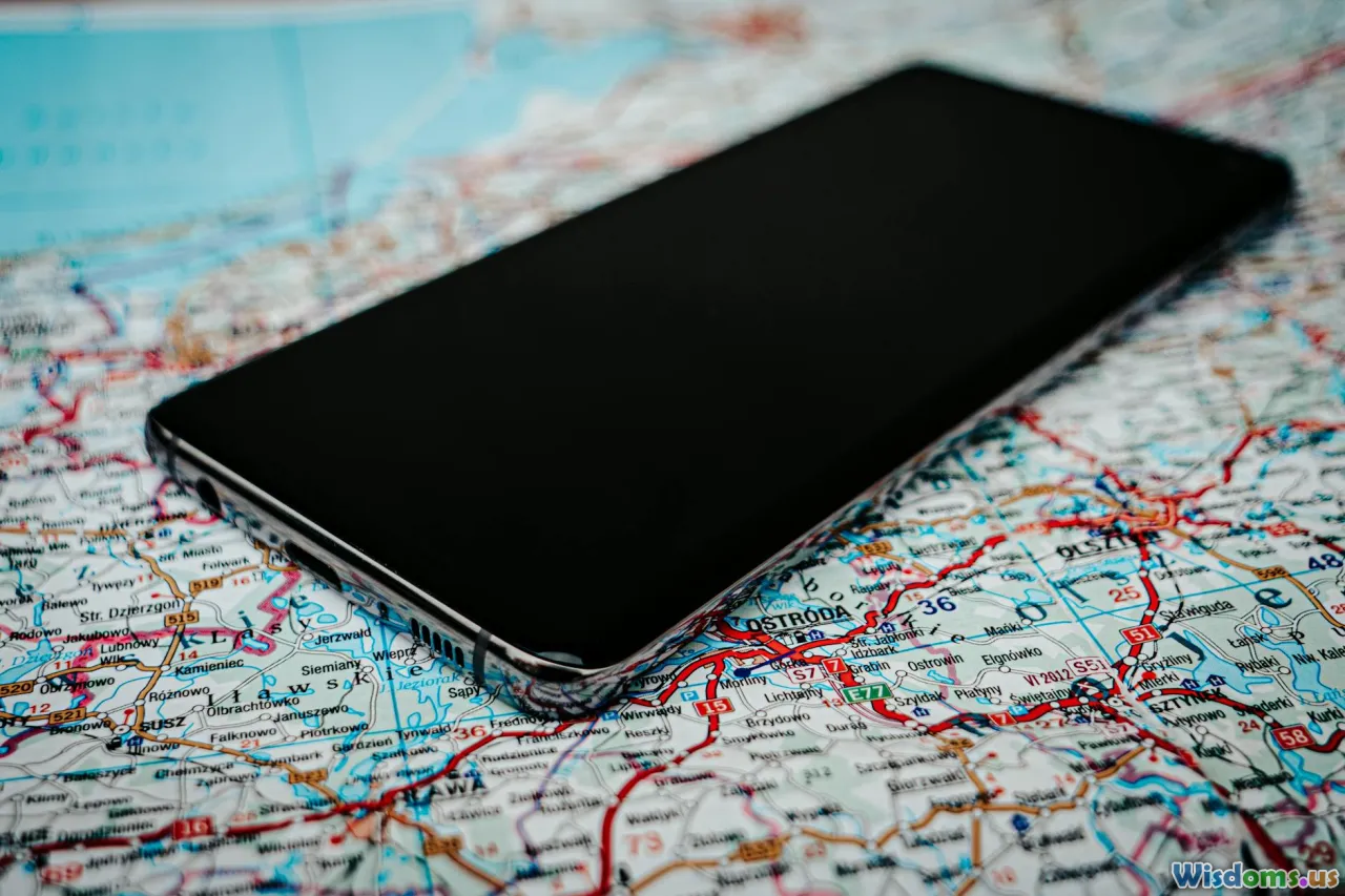 smartphone, cloud, data, map