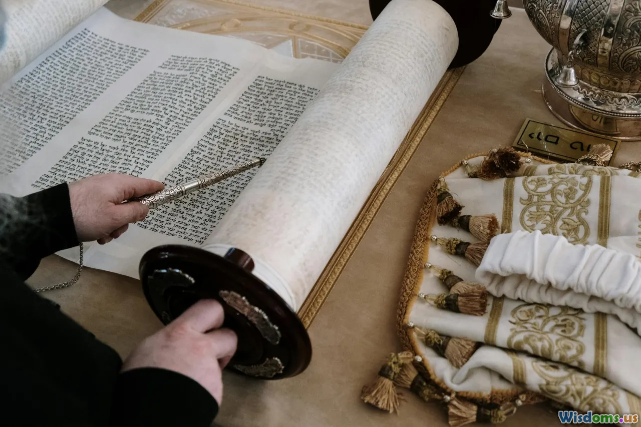 synagogue, congregation, prayer, Torah scroll
