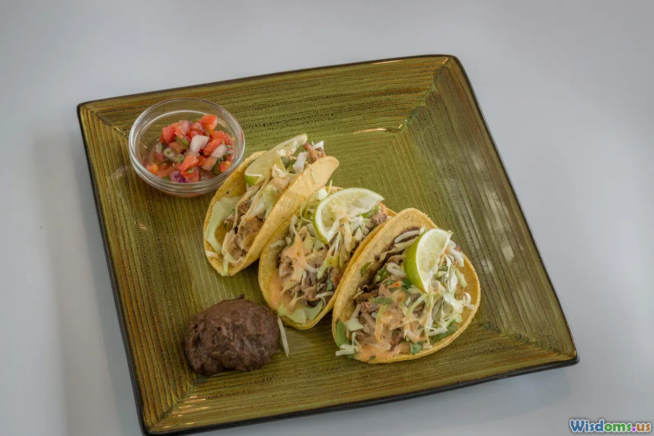 tacos, black beans, cabbage slaw, lime