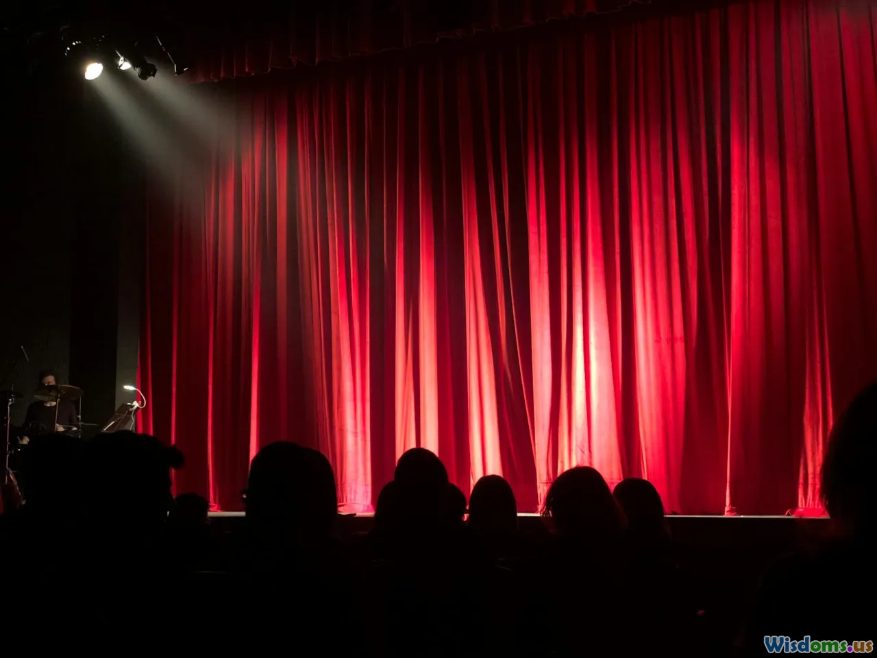 theater stage, spotlight, cultural troupe, audience