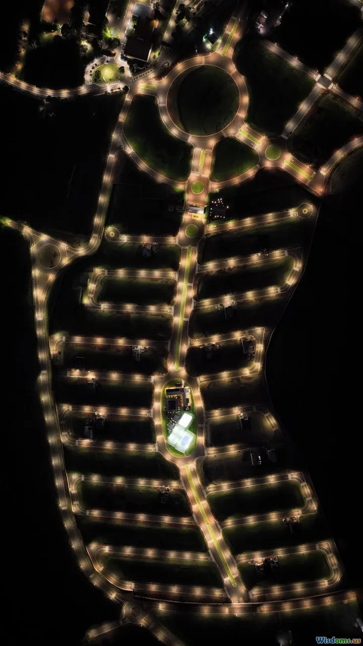 traffic jam, city grid, street geometry, aerial