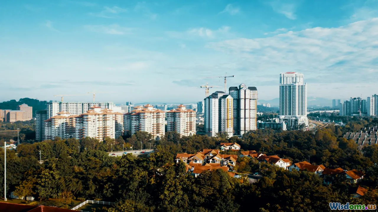 urban skyline, housing demand, cranes, construction site