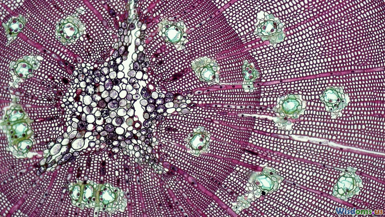 vegetables, cross-section, grill marks, cellular structure