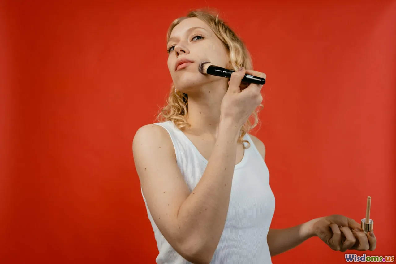 Victorian woman, complexion, cosmetics jar, pale skin