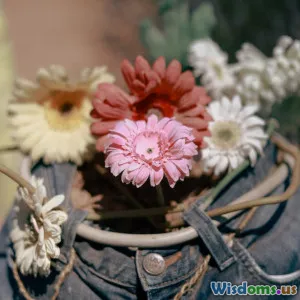 Jeans to Greenery DIY Upcycled Denim Pocket Planters